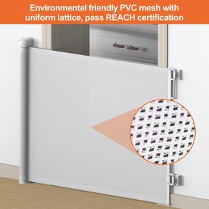 ประตู SG018A อัจฉริยะสำหรับสุนัขแบบพับเก็บได้ประตูสำหรับบันไดสีดำ - Product Image 4