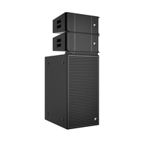 Enceinte Line Array 10 pouces amplifiée avec angle réglable, 380W, réponse en fréquence 65Hz-18kHz, SPL de crête 127dB pour sonorisation de festival