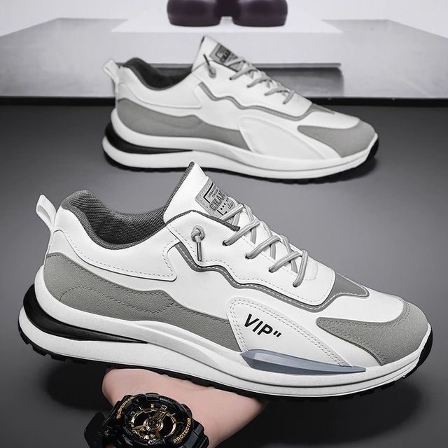 Custom Logo Men Casual Running Footwear Luxury Designer Durable High-quality Fabric Thick Sole Sneakers
