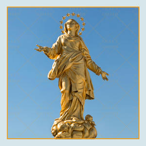 2021ขายร้อนคาทอลิกศาสนาประดับผนังโลหะหัตถกรรม Bronze Saint Mother Teresa สวดมนต์รูปปั้นประติมากรรม - Product Image 5