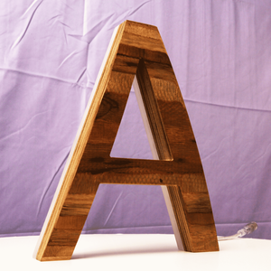 定制标志3D发光字母金属木材霓虹灯光源商业公司广告店正面标志 - Product Image 4