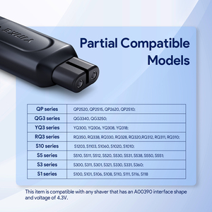 Adaptateur de charge Type-C Yinke 4.3V pour rasoir <span class=keywords><strong>Philips</strong></span> Norelco Oneblade QP2520 QP2515 QP2620 avec indicateur de charge - Product Image 3