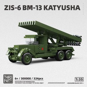 Bloques de Construcción Quanguan 300008 Serie Soviética BM-13 <span class=keywords><strong>Katyusha</strong></span> - Modelo de Construcción de Juguete Militar Ensamblado para Niños - Product Image 3