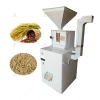 Moulin à riz automatique à haute efficacité machine de traitement de riz paddy décortiqueuse de riz brun pour la maison et la ferme
