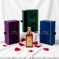 Boîte en carton avec logo personnalisé, finition mate douce au toucher, pour flacons de parfum, crème pour les yeux, emballage cadeau avec estampage en relief, tiroir