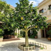 Qing Yuan Künstlicher Durian-Baum Realistische Dornen & Früchte Großhandel Outdoor LED-Lichtbaum Wasserdicht