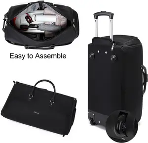 Custom impermeabile Trolley indumento borsone convertibile Duffle borsa indumento per i viaggi