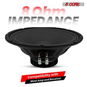 ซับวูฟเฟอร์ PA DJ ขนาด 12 นิ้ว 5 คอร์ 200 วัตต์ กำลังขับสูงสุด ระบบเสียงโปร 8 โอห์ม เบสทรงพลังสำหรับเปลี่ยนทดแทน - Product Image 5