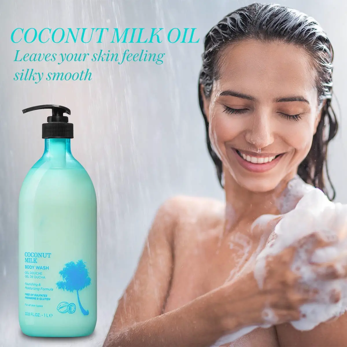 Teebaum Akne Behandlung Körper wäsche Feuchtigkeit söl Kontrolle Entfernen Milbe Akne Dusch gel Machen Sie die Haut weich Glatte Körper wäsche
