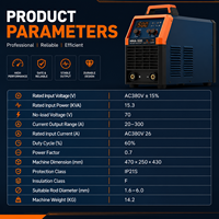 Machine à souder à l'arc à inverseur DC avec module IGBT pour électrodes E6011 E6018 E7010, compatible avec les générateurs, équipement de soudage