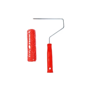 7 Inch Embossing Textured Urethane Rubber <b>Roller</b> Brush for DIY Industrial Wall Decoration 3D <b>Paint</b> Design OEM - Product Image 1