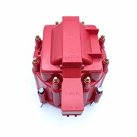 Kit de capuchons de distributeur HEI V8, couvercle de bobine et rotor - ROUGE pour Chevrolet Pontiac Oldsmobile avec garantie de 12 mois