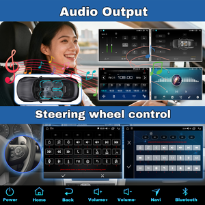 Phổ 10in màn hình xe đài phát thanh MP5 đa phương tiện Máy nghe nhạc TF Thẻ/USB/AUX cho Bluetooth Stereo cho Grand Cherokee 2004 2007 Carplay - Product Image 4