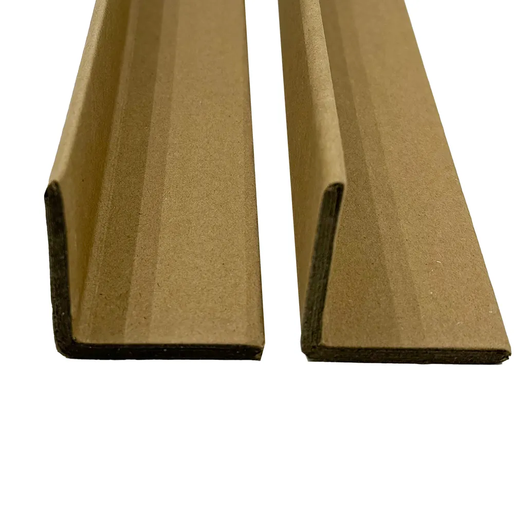 Protecteurs d'angle en carton de perle d'angle de papier kraft ondulé de forme de V ou de L pour l'emballage de bord et de coin