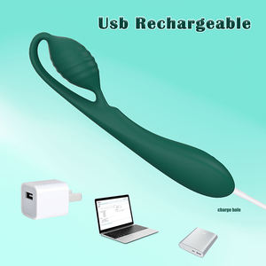 Nuevo Diseño, Masajeador <span class=keywords><strong>de</strong></span> Silicona Recargable con 12 Frecuencias <span class=keywords><strong>de</strong></span> Vibración, <span class=keywords><strong>Simulador</strong></span> <span class=keywords><strong>de</strong></span> Punto G Variable para Mujeres - Product Image 5