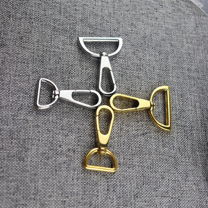 Evelyn's Big D Buckle Stainless Steel Rotating Hook 4.5x3.3Cm For <b>Bags</b> Strong D Ring Hardware <b>Accessory</b> - Product Image 1