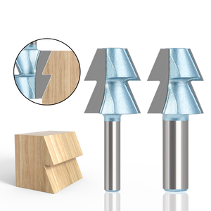 Woodworking lightning Knife Board Splicing End Mill Finger Joint Mortise and Tenon Joint Milling Cutter <strong>Cnc</strong> <strong>Router</strong> <strong>Bit</strong> - Product Image 1