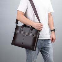 Maletín para Portátil de Negocios para Hombre Pro ZInger, de Poliéster, 14 Pulgadas, Portátil, Transpirable, Texturizado, de un Solo Hombro, Bandolera, Bolsa de Viaje
