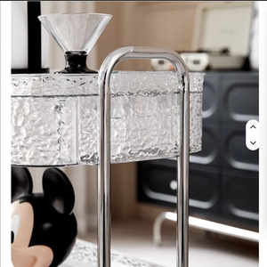 Carrito de Salón Transparente Profesional en Oferta, Estante de Almacenamiento Móvil de Alta Calidad para Salones de Belleza, Almacenamiento Conveniente para Peluquerías - Product Image 6