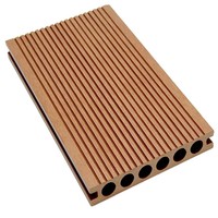 Dalles de terrasse extérieures imperméables en WPC, revêtement de sol en bois-plastique, terrasse en WPC, grain de bois 3D, terrasse composite co-extrudée