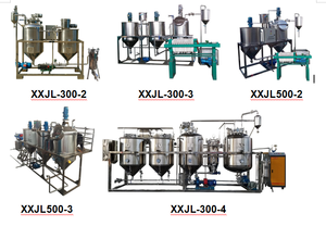 Máquina de refinación de aceite de palma Eficiencia alta automática 500L por día Aceite refinado de canola de palma de coco Aceite refinado Malasia - Product Image 6