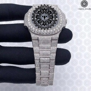 Montre en diamant la plus vendue avec un savoir-faire raffiné pour un style de vie luxueux et un usage quotidien, disponible au meilleur prix de vente - Product Image 3