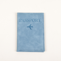 Vefit Housse de protection pour passeport en cuir PU, design moderne et festif, avec clip, grande capacité et porte-cartes