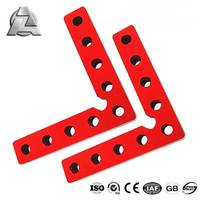 Gros Grand Stock Outils DIY Menuiserie Travail Du Bois Couleur Rouge T Fente Angle Carré Kit De Pince