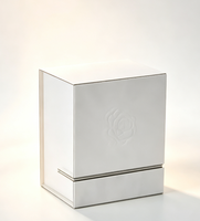 Boîte cadeau rigide de luxe avec logo personnalisé en relief, fermeture magnétique, matériaux recyclés, papier mat de qualité supérieure, boîte à parfum, boîte à bijoux