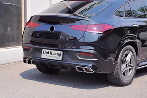 Nueva Actualización de llegada a GLE63 <span class=keywords><strong>Coupe</strong></span> <span class=keywords><strong>AMG</strong></span> modelo para <span class=keywords><strong>Mercedes</strong></span> Benz <span class=keywords><strong>GLE</strong></span> <span class=keywords><strong>Coupe</strong></span> C167 2020-2025 Kit de carrocería con difusor trasero de parachoques delantero - Product Image 5