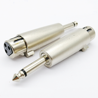 XLR 3 broches femelle mâle à 6.35mm mâle Audio Mono adaptateur TS prise Jack pour Microphone mélangeur XLR connecteur prise convertisseur