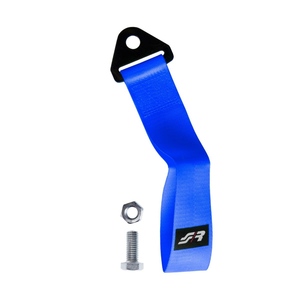 Sangle de remorquage bleue - Crochet de remorquage pour voiture, tissu Simoni Racing - Product Image 1