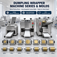 Machine automatique commerciale pour la fabrication de tortillas de farine, de roti, de chapati, de pain arabe pita, de samosas, d'empanadas et de feuilles de raviolis