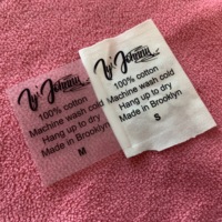 Étiquette thermocollante personnalisée, conception gratuite, étiquette d'entretien sans étiquette, transferts thermocollants, étiquettes pour t-shirts à repasser