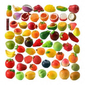 TOYSRUNNER Simulation réaliste de nourriture en PVC, PU, silicone, collection de mini-desserts Squishy (tarte aux pommes), jouet sensoriel anti-stress Fidget - Product Image 1