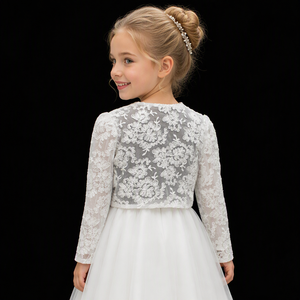 Chal de Vestido D1290 con Bordado Avanzado y <span class=keywords><strong>Encaje</strong></span>, Patrón Floral para Novia o Dama de Honor - Product Image 2