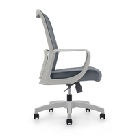 Chaise de bureau ergonomique moderne en maille, réglable, empilable, à bascule, pour usage commercial, scolaire et de conférence, vente en gros