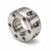 Adaptateurs usinés CNC sur mesure, pièces de connexion en acier usinées avec précision pour systèmes hydrauliques et pneumatiques.