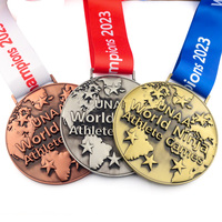 Trophée de sport, médaille en métal personnalisée et plaques de récompense personnalisées, vente en gros