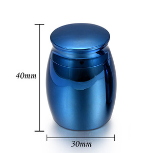 พิมพ์ลายนกเบิร์ดี้โลหะตามสั่งชอบเก็บโกศสุนัขสแตนเลสขี้เถ้าเครื่องประดับ 'ใจของฉันตลอดไป' - Product Image 3