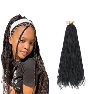 Tốt Nhất Mambo Senegalese Twist Crochet Tổng Hợp Tóc Bện 14 ''Nữ Thần Hộp Bện Nhỏ Bện Phần Mở Rộng Cho Phụ Nữ - Product Image 1