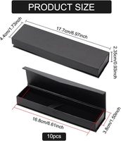 Boîte cadeau auto-érectible en carton noir texturé lin avec gaufrage et impression UV, personnalisable en gros