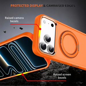 เคสหรูสำหรับ iPhone 18 Pro Max เคสซิลิโคนเจลแม่เหล็ก หมุนได้ 360 องศา พร้อมขาตั้งแบบซ่อน ป้องกันรอบด้าน สำหรับ iPhone 18 Pro - Product Image 4