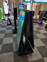 Afficheur LCD étanche IP65 de 43 pouces, 2000 nits de luminosité élevée, signalisation numérique intelligente Android pour utilisation en extérieur
