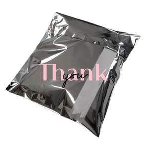 Custom LOGO Printed Packaging <b>Bags</b> Shipping <b>Silver</b> Shipping <b>Bags</b> for Clothing Apparel Shoes Poly Shipping Mailer - Product Image 4
