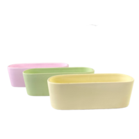 Pot Bunga Keramik Bulat Normal Buatan Tangan, Promo! Untuk Tanaman Sukulen, Penggunaan Luar & Dalam Ruangan, Dekstop, Rumah & Taman