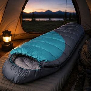 Mummy Lightweight Waterproof Camping <b>Sleeping</b> <b>Bag</b> Outdoor Portable With Compression Sack for Hiking Travel 3 Season - Product Image 3
