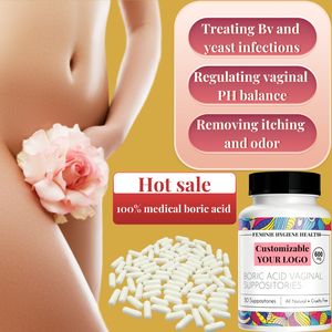 OEM Boric Acid Zetpillen Yoni Product Vagina Pillen Yoni Pops Boric Acid Capsules - Product Image 4