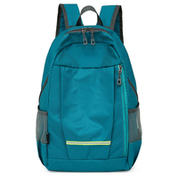 Sac à dos léger en nylon pour enfants, sac d'école pour garçons et filles, sac à dos décontracté avec poches latérales en maille, bande réfléchissante, fermeture éclair, 36-57L, pour l'extérieur