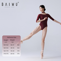 Justaucorps de danse pour filles et femmes Baiwu, à porter autour du cou, pour la gymnastique, la scène, la danse, les costumes, les tenues d'entraînement, 124141187